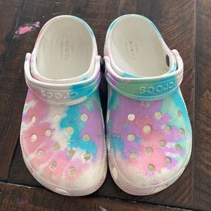 Size 12 Crocs rye dye